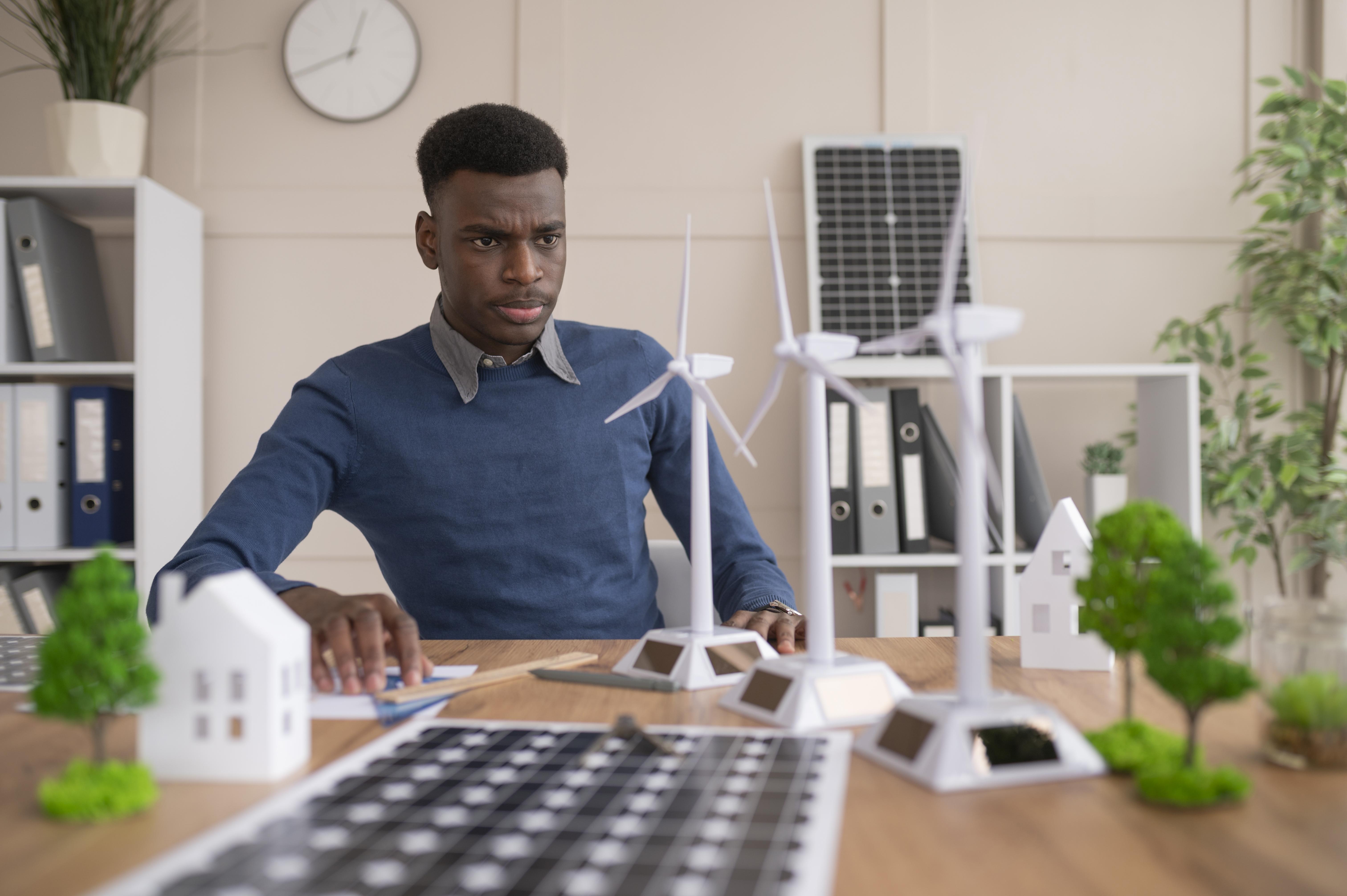 man-working-environment-project